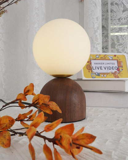 Wood Knuckle Table Lamp - Loonglight