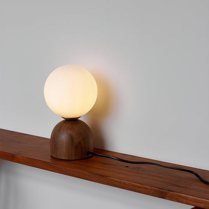 Wood Knuckle Table Lamp - Loonglight