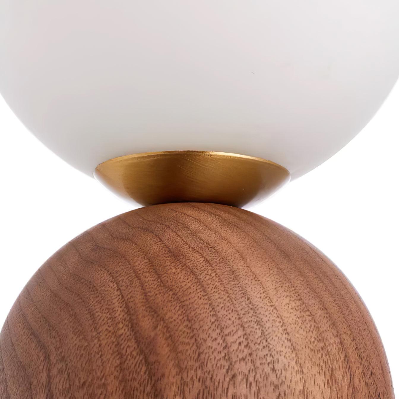 Wood Knuckle Table Lamp - Loonglight