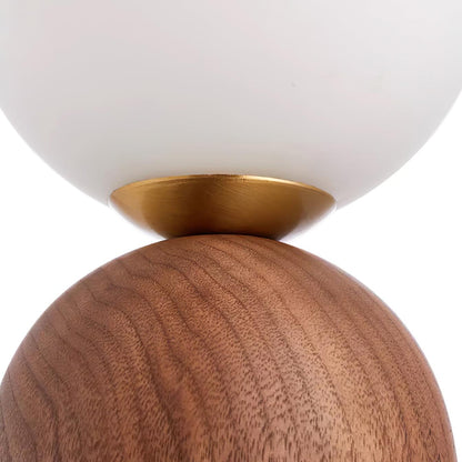 Wood Knuckle Table Lamp - Loonglight