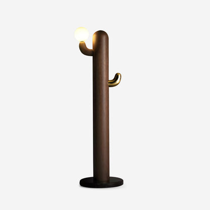 Wooden Cactus Floor Lamp - Loonglight