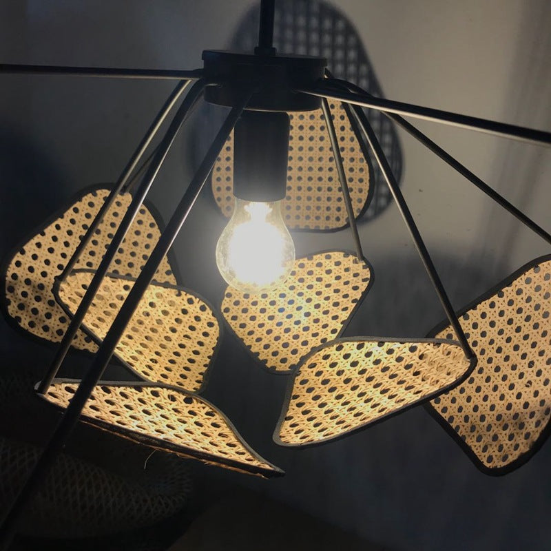 Woven Leaf Pendant Light - Loonglight