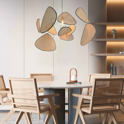 Woven Leaf Pendant Light - Loonglight