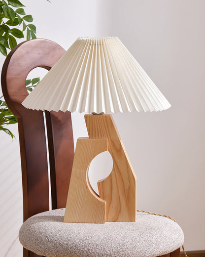 Zain Pleated Table Lamp - Loonglight