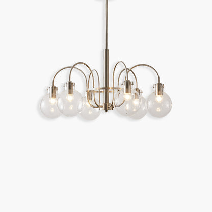 Clear Glass Shade Chandelier - Loonglight