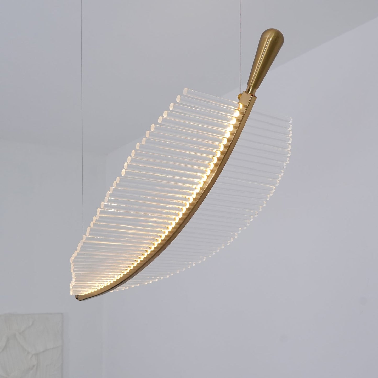 Banana Leaf LED Chandelier