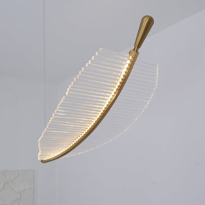 Banana Leaf LED Chandelier