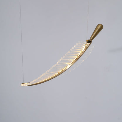 Banana Leaf LED Chandelier