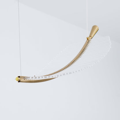 Banana Leaf LED Chandelier