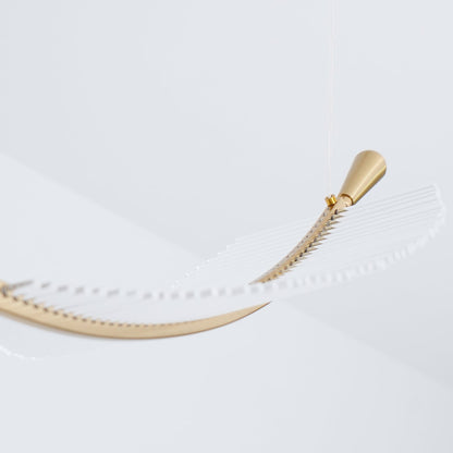 Banana Leaf LED Chandelier