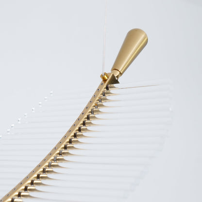 Banana Leaf LED Chandelier