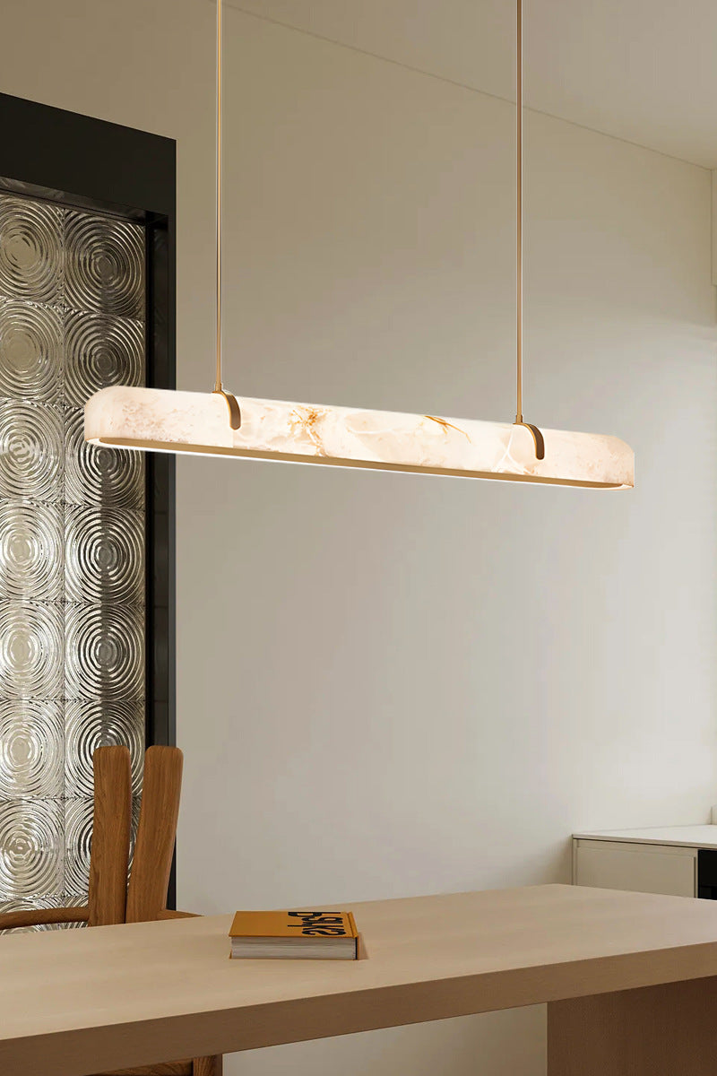 modern minimalist linear chandelier - Loonglight