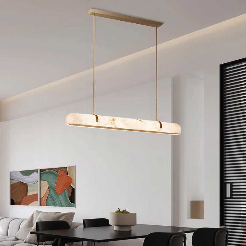 modern minimalist linear chandelier - Loonglight