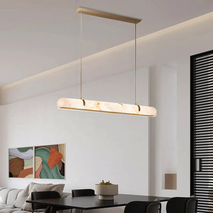modern minimalist linear chandelier - Loonglight