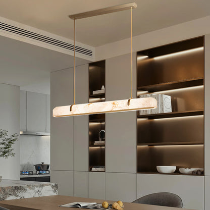 modern minimalist linear chandelier - Loonglight