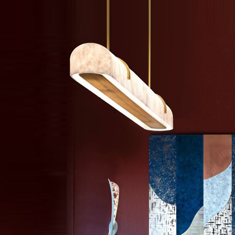 modern minimalist linear chandelier - Loonglight