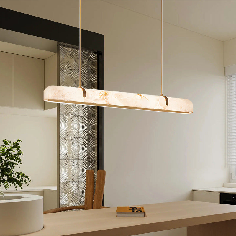 modern minimalist linear chandelier - Loonglight