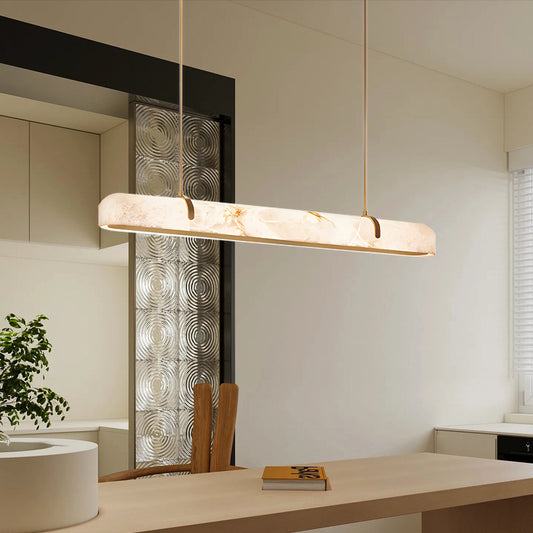 modern minimalist linear chandelier - Loonglight