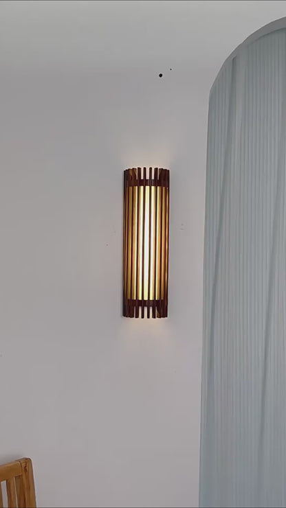 Walnoot Wandlamp