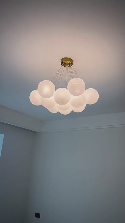 Glass Bubble Chandelier