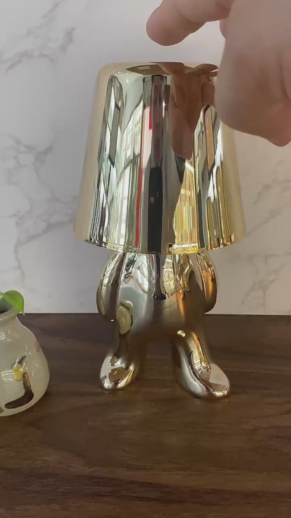 Little Golden Figure Table Lamp